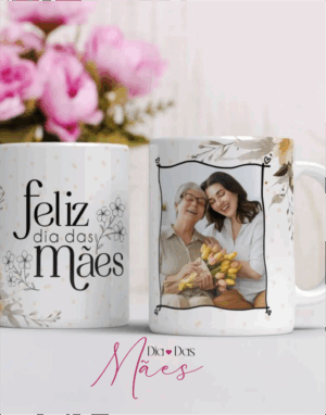 Caneca branca - Mãe