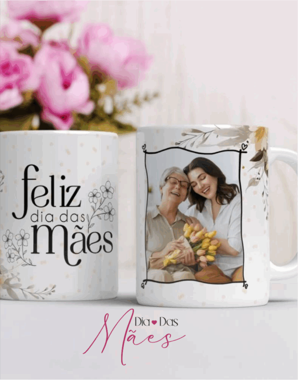 Caneca branca - Mãe