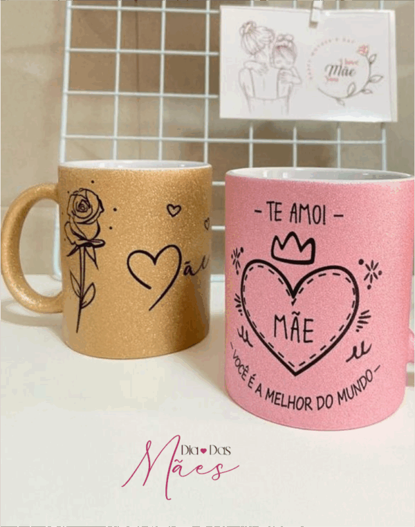 Caneca Glitter - Personalizada