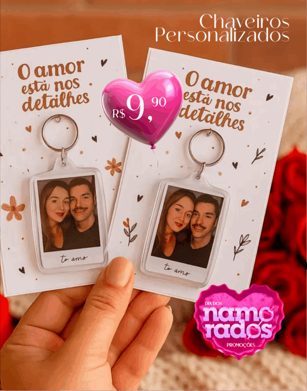 Chaveiro personalizados