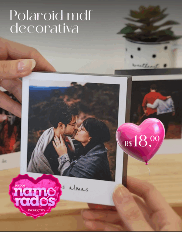 Polaroid decorativa MDF